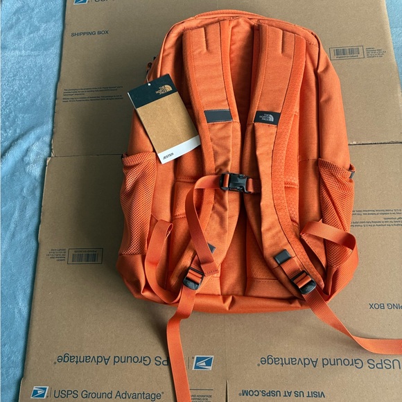 The North Face Jester Laptop Backpack Iron Bronze Dark Heather Orange One Size - Picture 10 of 15